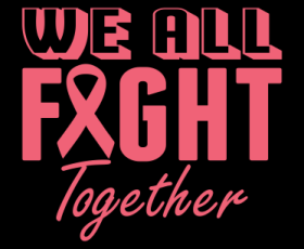We All Fight Together Vinyl Transfer HTV 0164