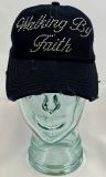 Walking By Faith-Distressed Vintage Cotton Hat