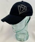 Diamond-Distressed Vintage Cotton Hat