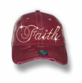 Faith Bling Rhinestones Vintage Mesh Trucker Hats Wholesale
