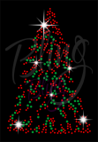 tree Rhinestone Transfer Hot Fix Bling Iron On Wholesale